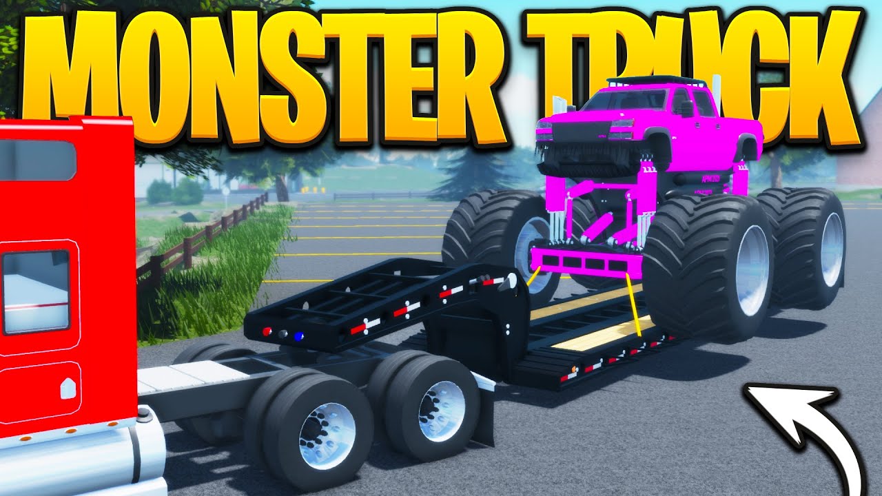 Transporting BIG Trucks With A Trailer in American Plains Mudding!