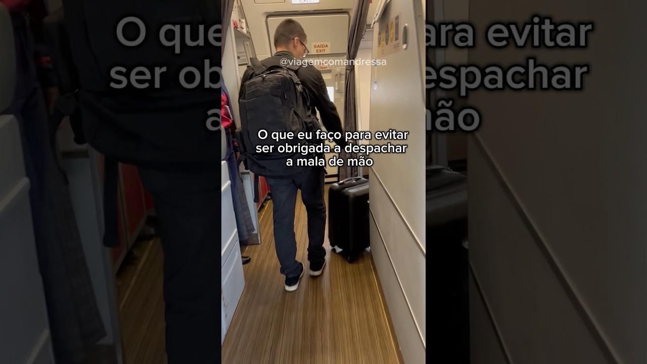 Como evitar que lhe obriguem a despachar a mala de mão 