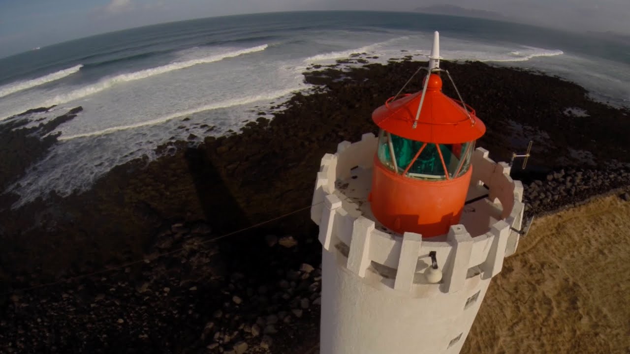 Aerial Iceland - Grótta Lighthouse area in Reykjavík (DJI Phantom 2, Fatshark FPV)