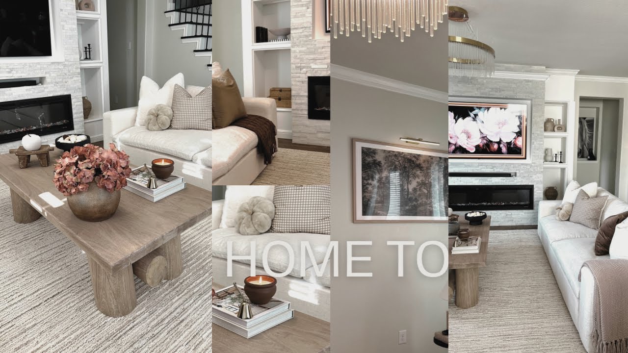 idees deco salon tour|ma table basse est la|decorez avec moi living room update