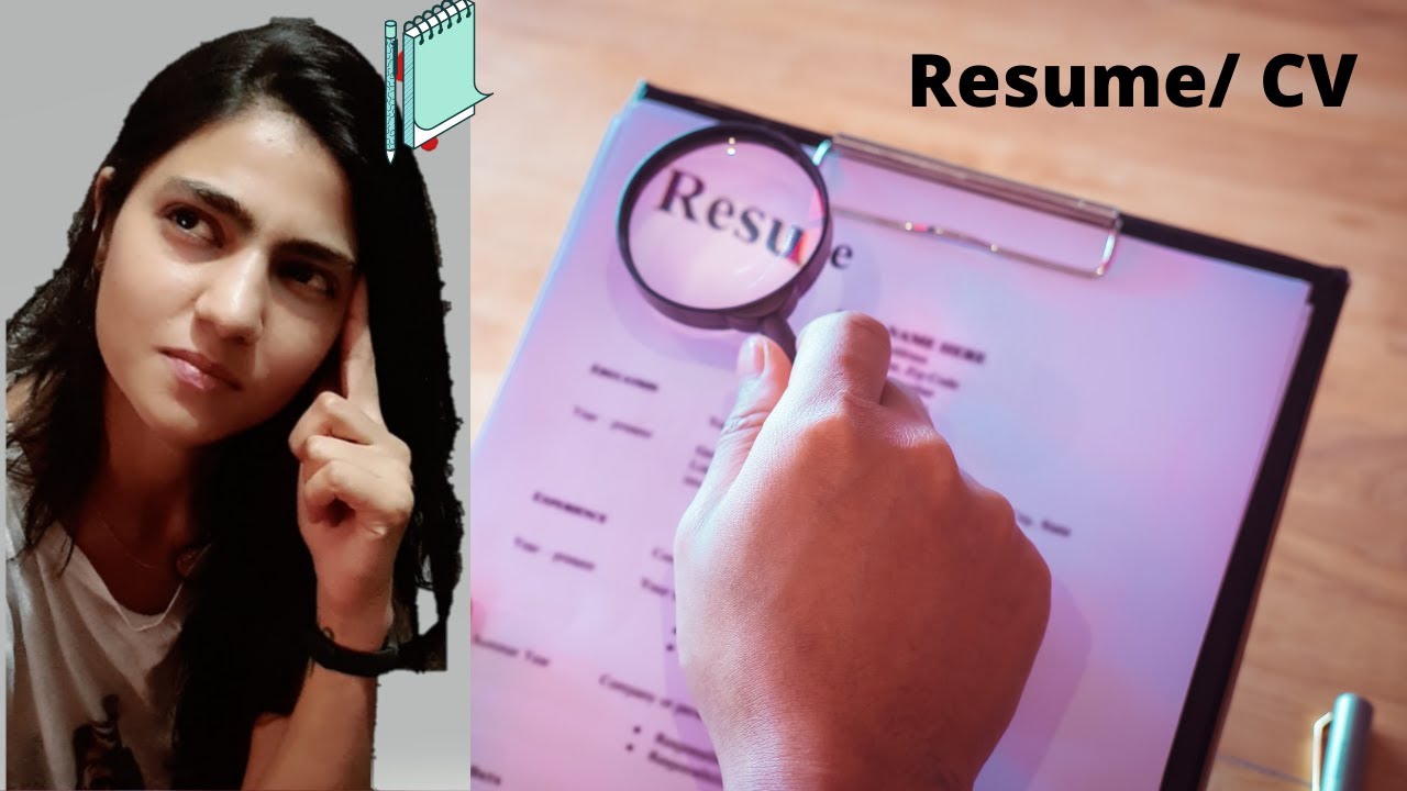 How to write a resume | For Science students | Applying for PhD, research project
