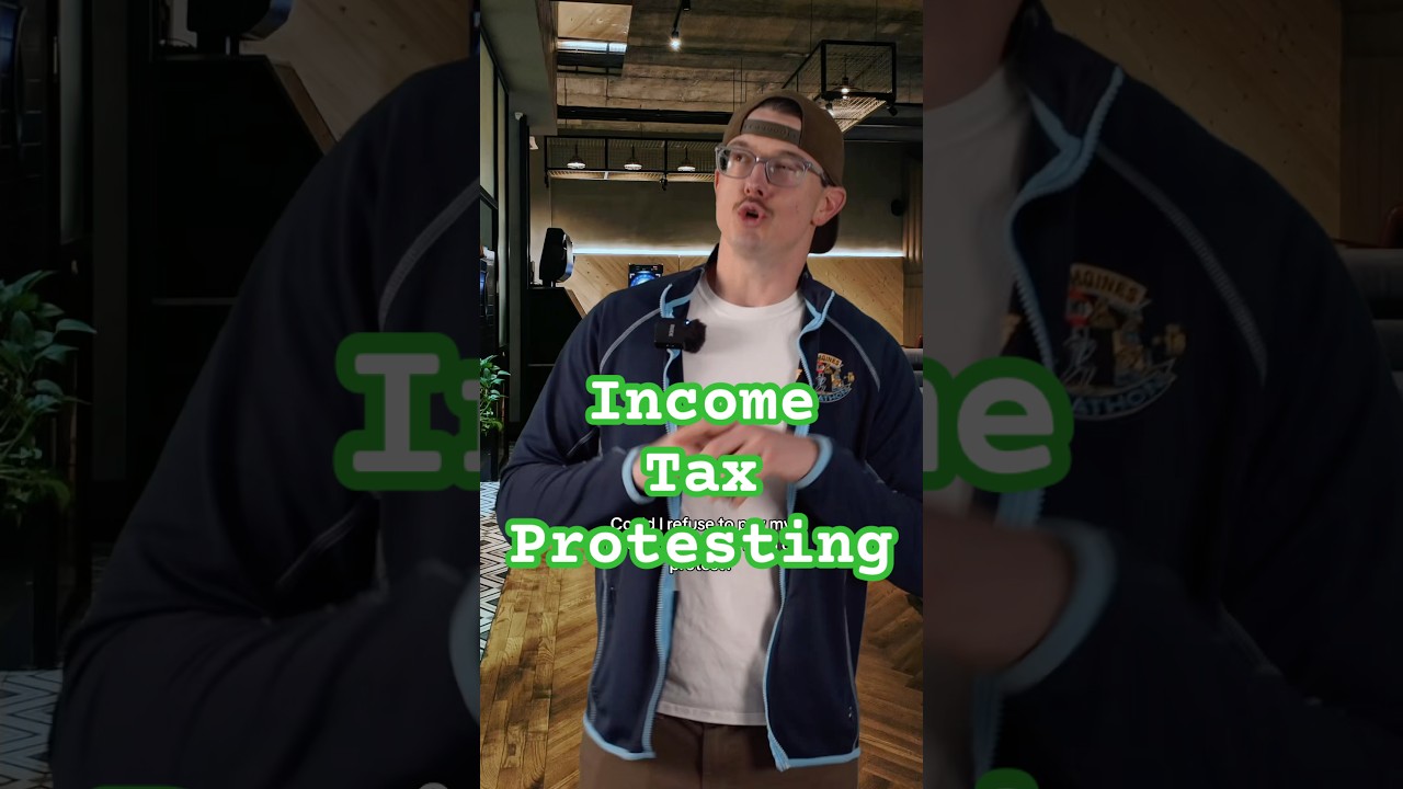 Can you refuse to pay income tax as a protest?
