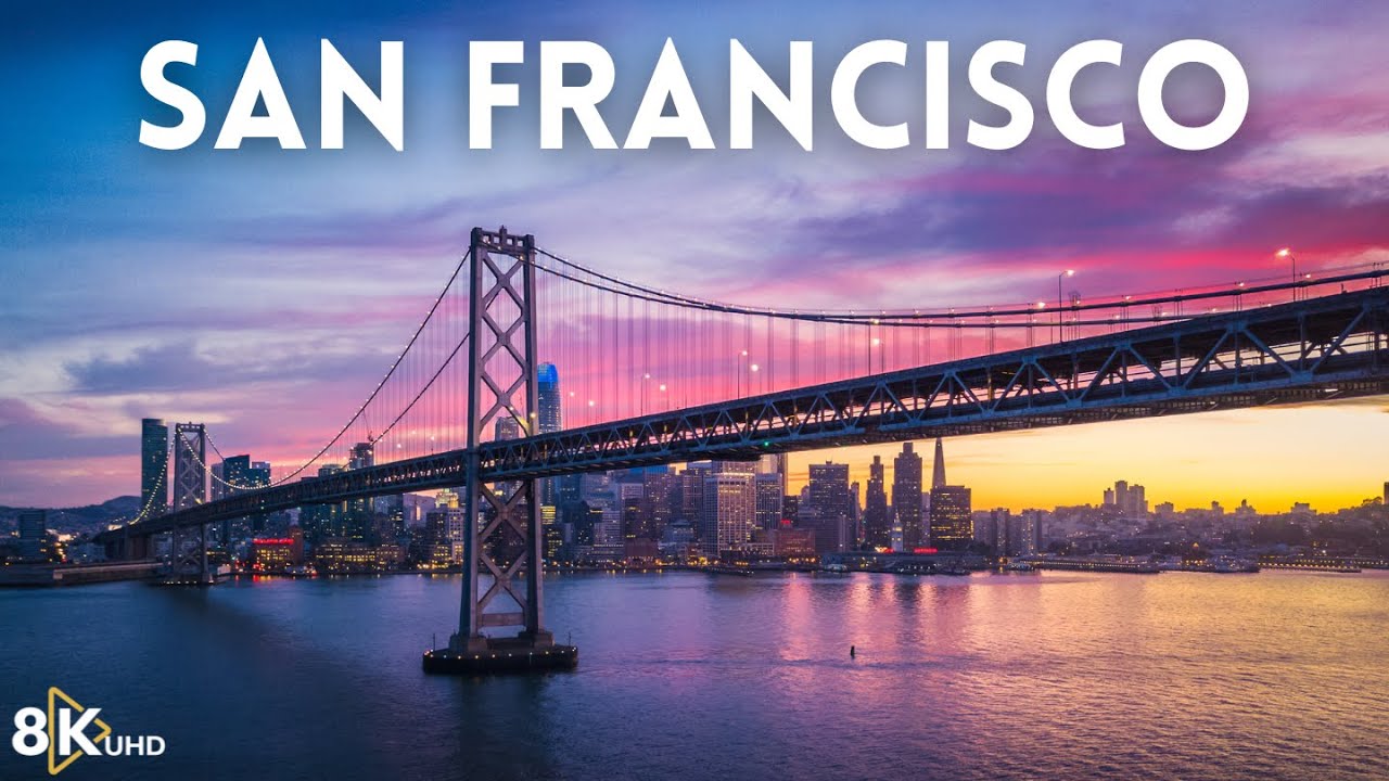 San Francisco 8K | Dream Lifestyle of Beaches, Hollywood Streets & City Energy