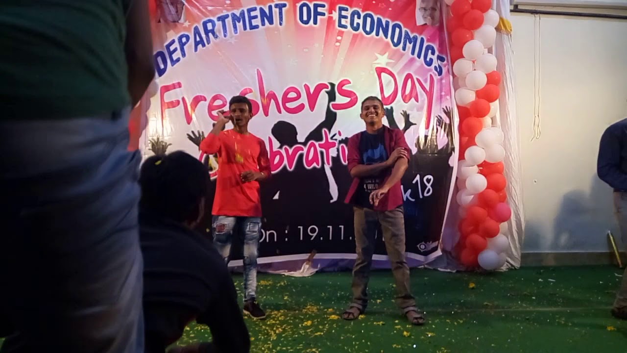 Sv university ma economics freshers day dance performance 2018