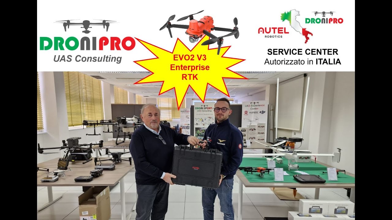 EVO II Enterprise V3 RTK con Value KIT Dronipro - ing. Giampaolo di VERONA