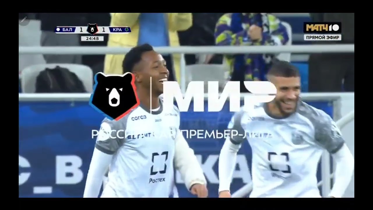 FC Baltika Kaliningrad vs Krasnodar first half Балтика Калининград – Краснодар первый тайм