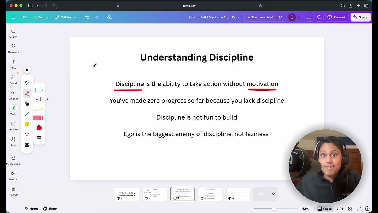 Give me 36 mins and I'll teach you how to start building real discipline