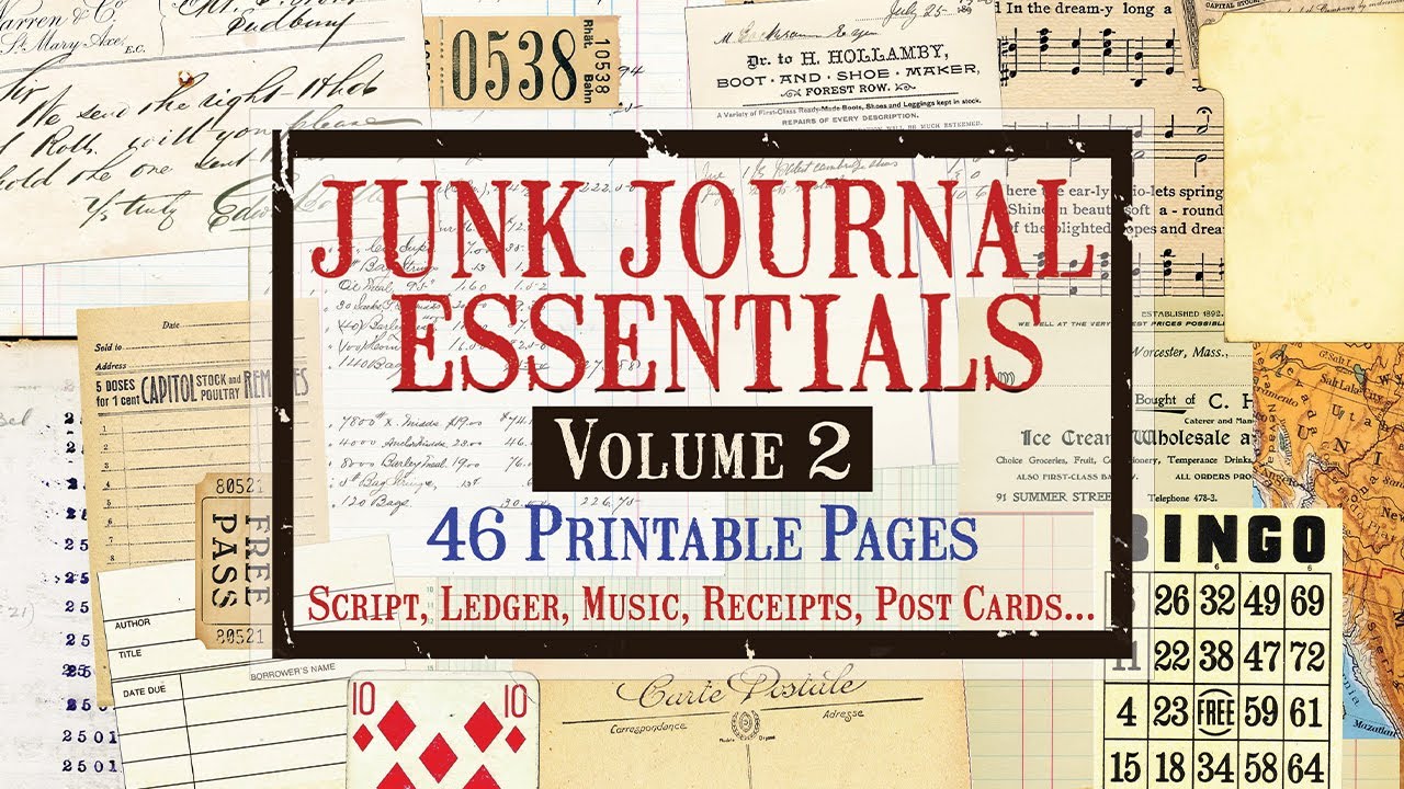 Основы ведения дневника в стиле «джэнк-журнал», том 2!! | Полистайте