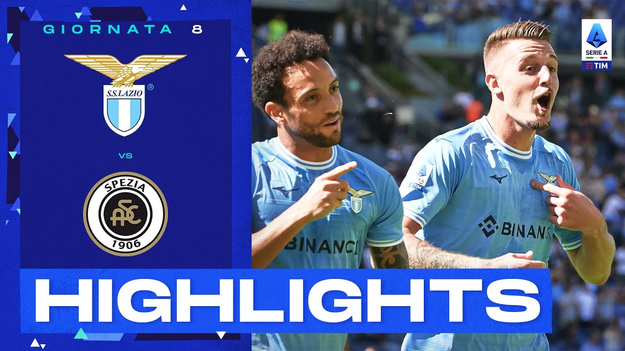 Lazio-Spezia 4-0 | La Lazio domina all’Olimpico: Gol e Highlights | Serie A TIM 2022/23