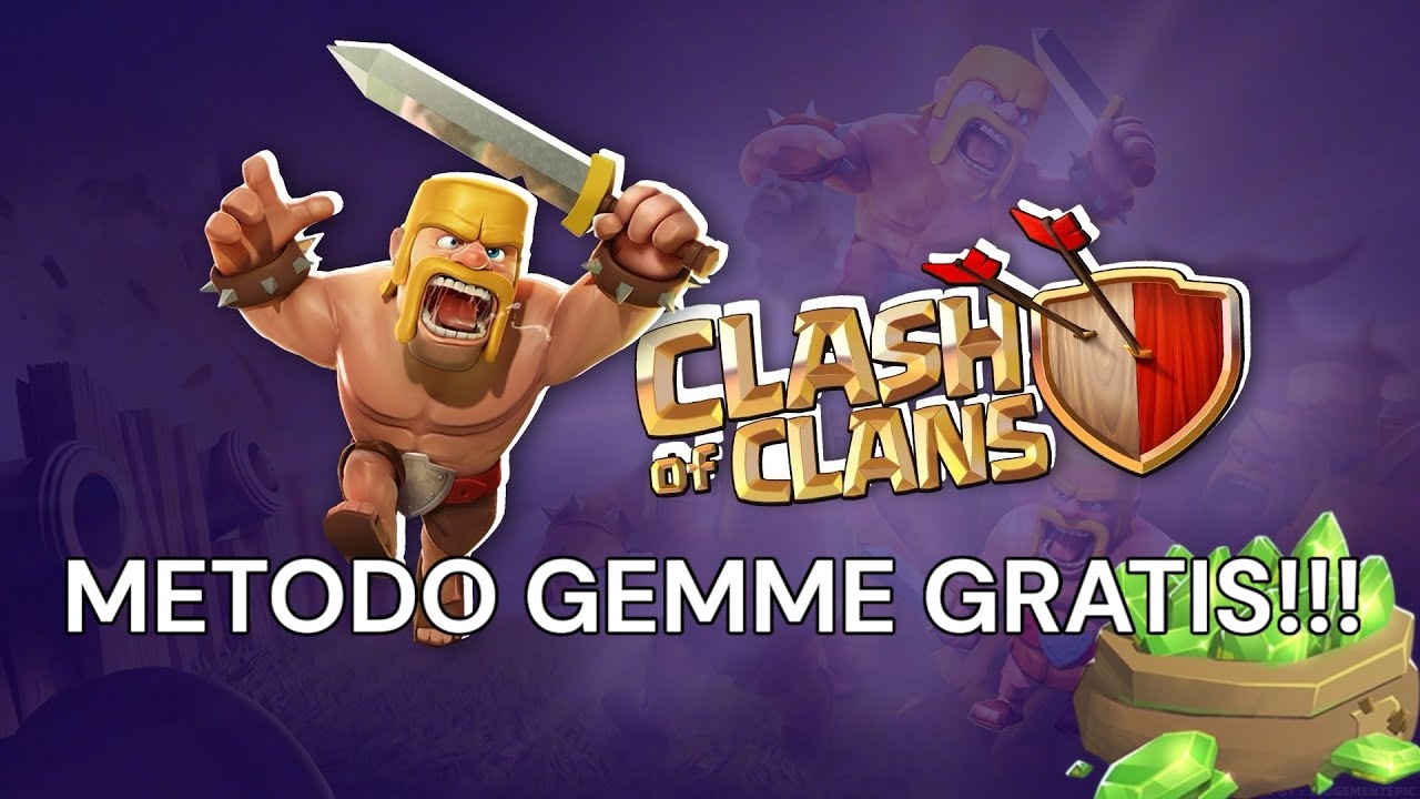 TRUCCO PER FARE TANTE GEMME SU CLASH OF CLANS !!! E ALCUNI POTENZIAMENTI - CLASH OF CLANS