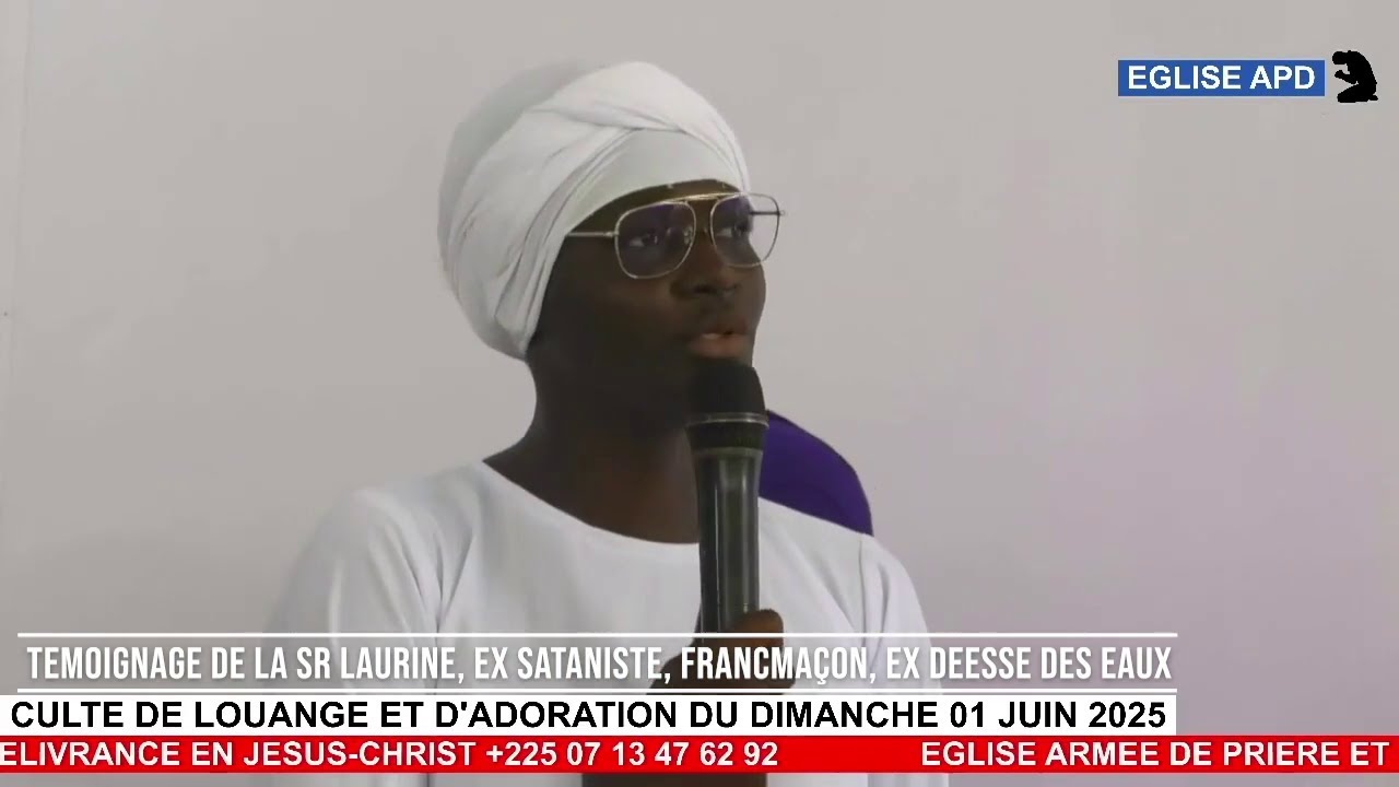 TEMOIGNAGE DE LA SR LAURINE, EX SATANISTE, FRANC-MAÇON, EX DEESSE DES EAUX, DELIVREE PAR JESUS A APD