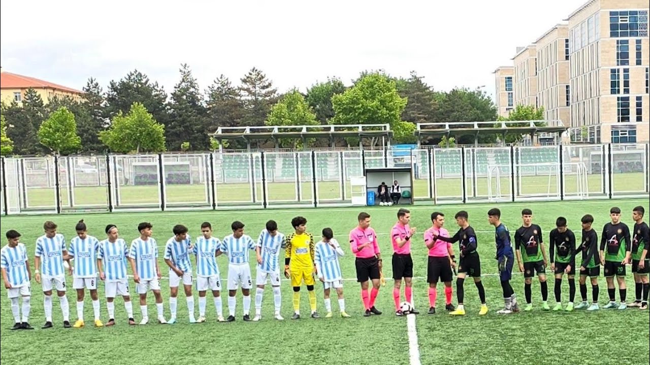 U15 ligi Türkiye şampiyonası 1.kademe FİNAL maçı 1.devre.   Bismil Ova Yıldızları 0-0 Konya Selçuklu