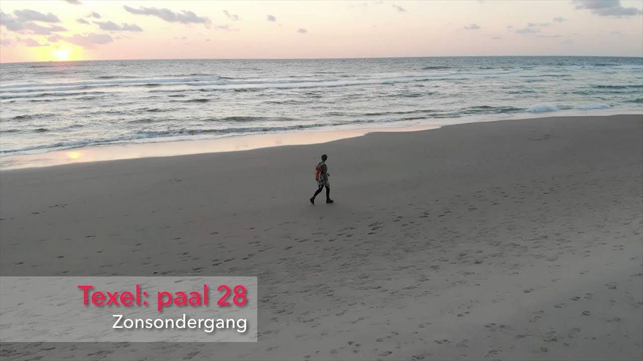 Texel paal 28 - Zonsondergang