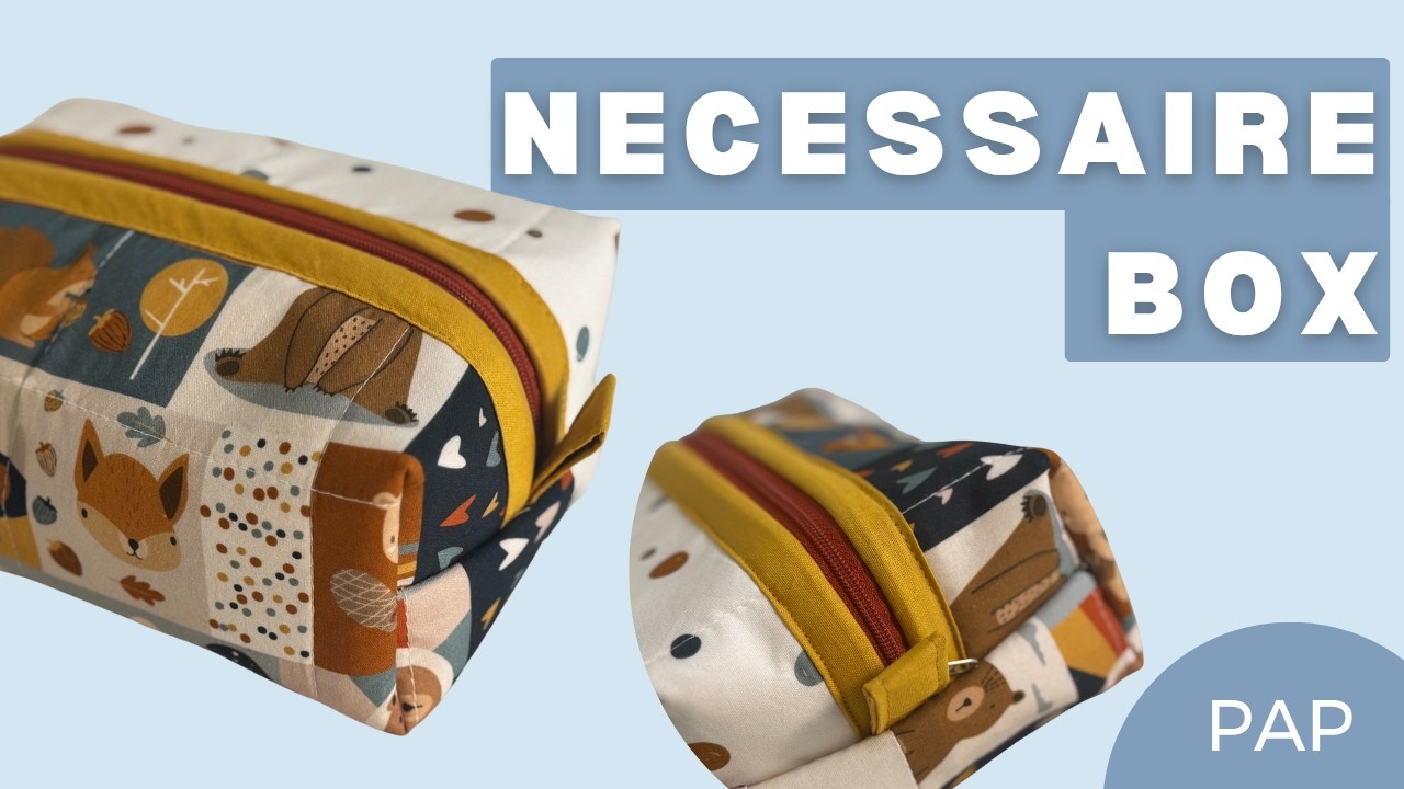 Como Fazer Necessaire Box com Viés