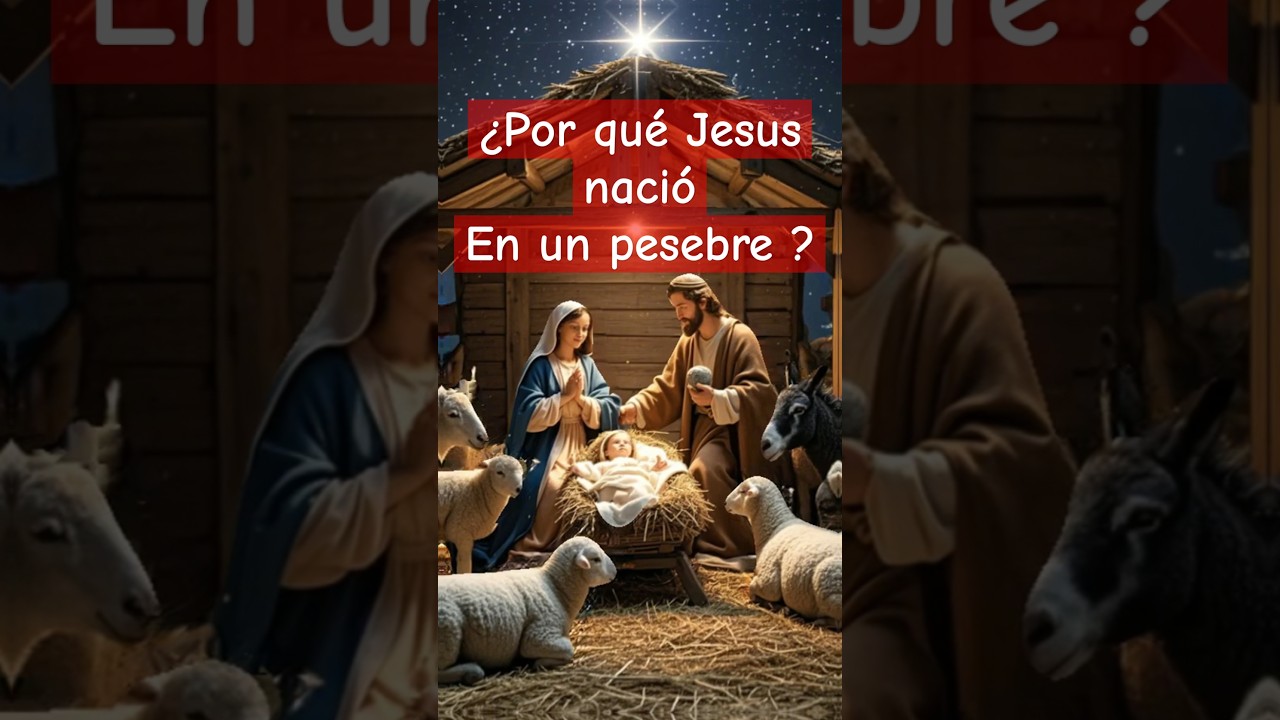 &iquest;Por qu&eacute; Jes&uacute;s naci&oacute; en un pesebre? #navidad #christmas #holiday #25december #cristiano #pesebre