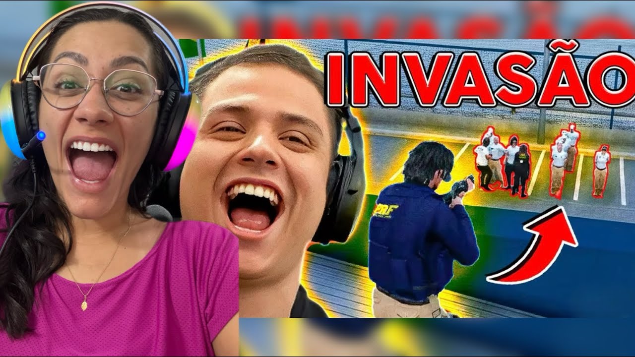 REACT: IRRITEI O BATALHÃO DA POLÍCIA NO GTA RP 😱 - Canal Paulinho o Loko