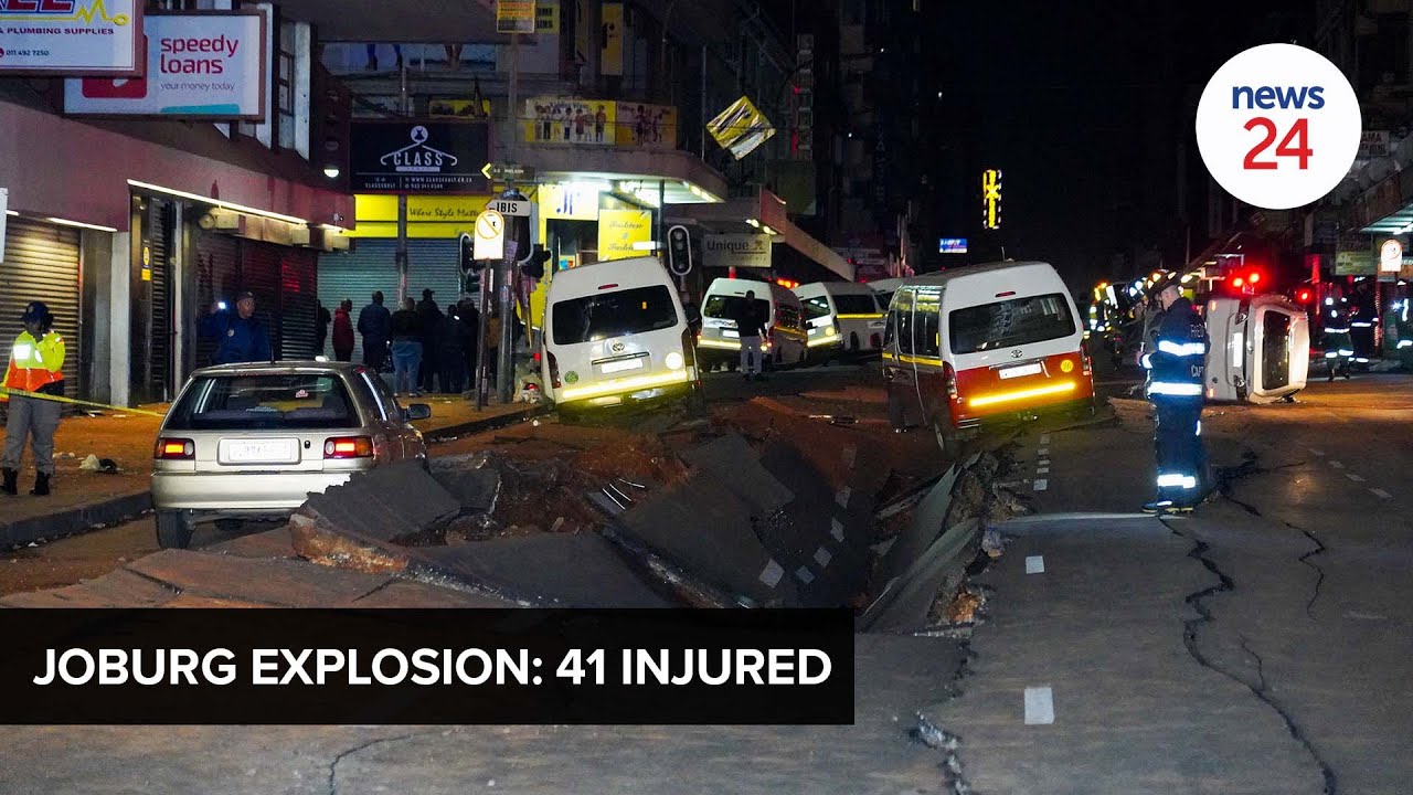 WATCH | Blast on Bree: Cars fly, ground rips as horror explosion rocks central Joburg