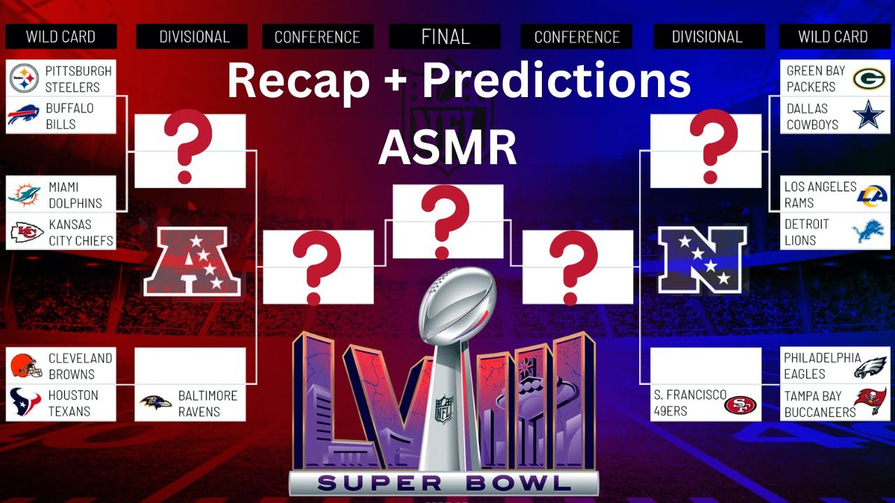 [ASMR] NFL Wild Card Playoffs Recap + Divisional Round Predictions! - NFL ASMR
