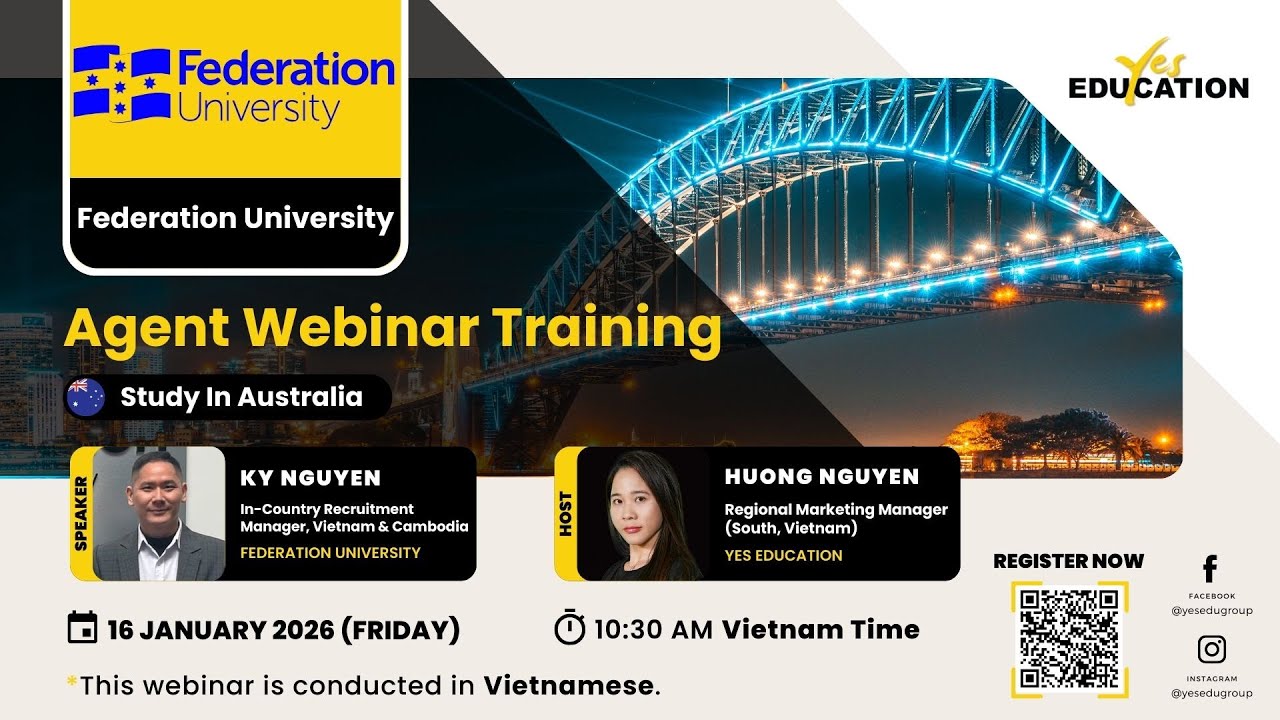 Federation University - Yes Education Agent Webinar Training