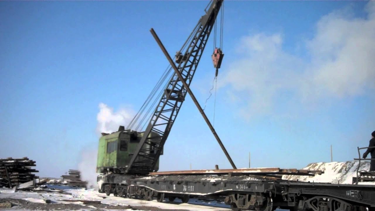 Sandaoling Coal Mine #4 - 20 Degrees Below Zero - Steam Crane
