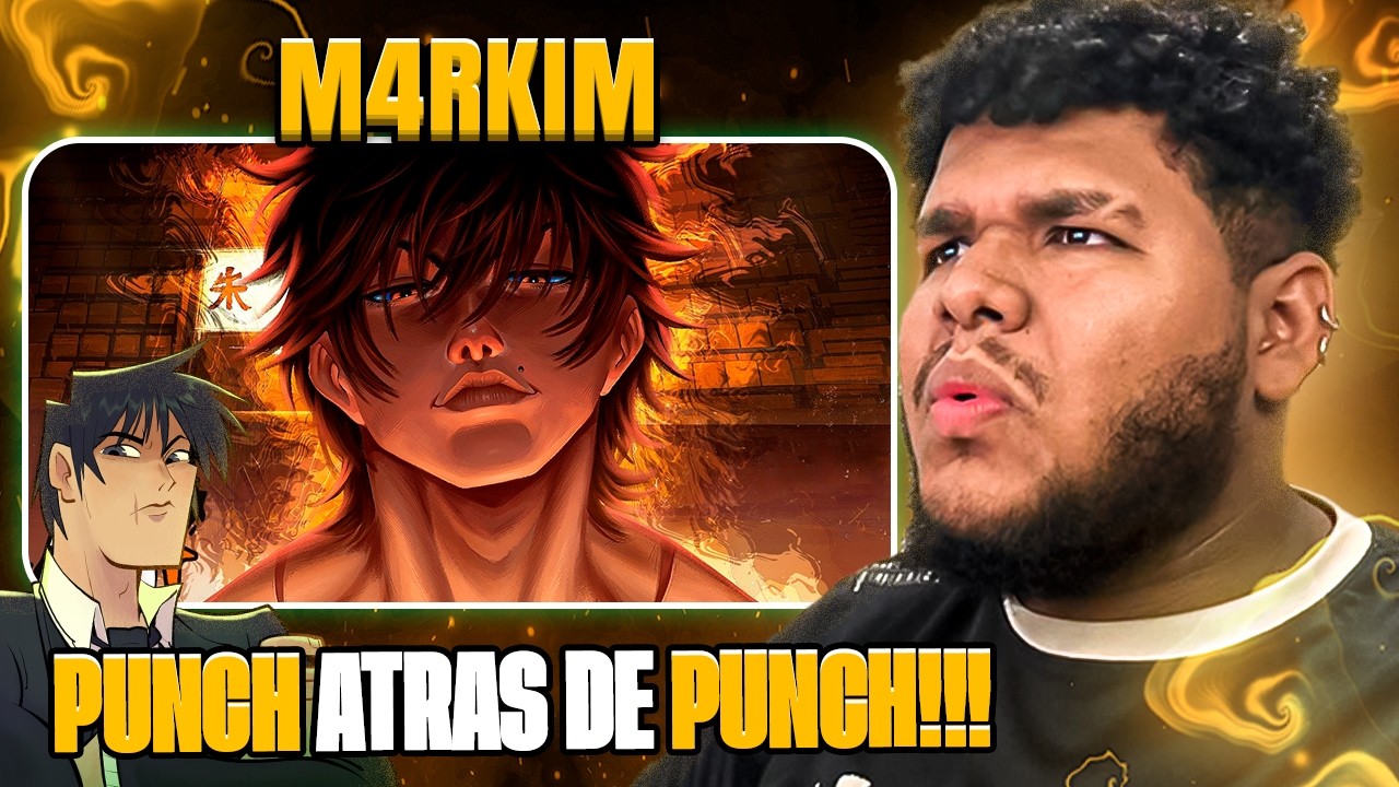 (M4 AMASSA DEMAIS!!!) REACT: M4rkim - Sangue Hanma (Baki)
