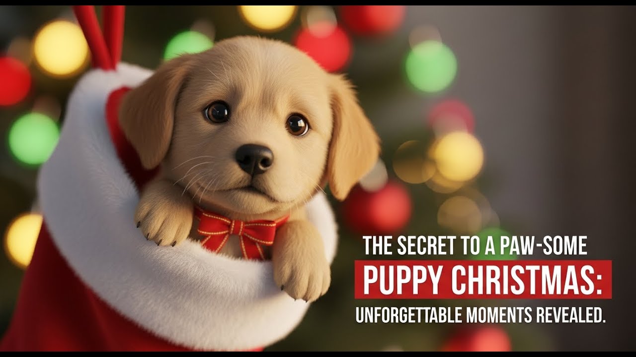 The Secret to a Paw-some Puppy Christmas 🎄🐶✨: Unforgettable Moments Revealed