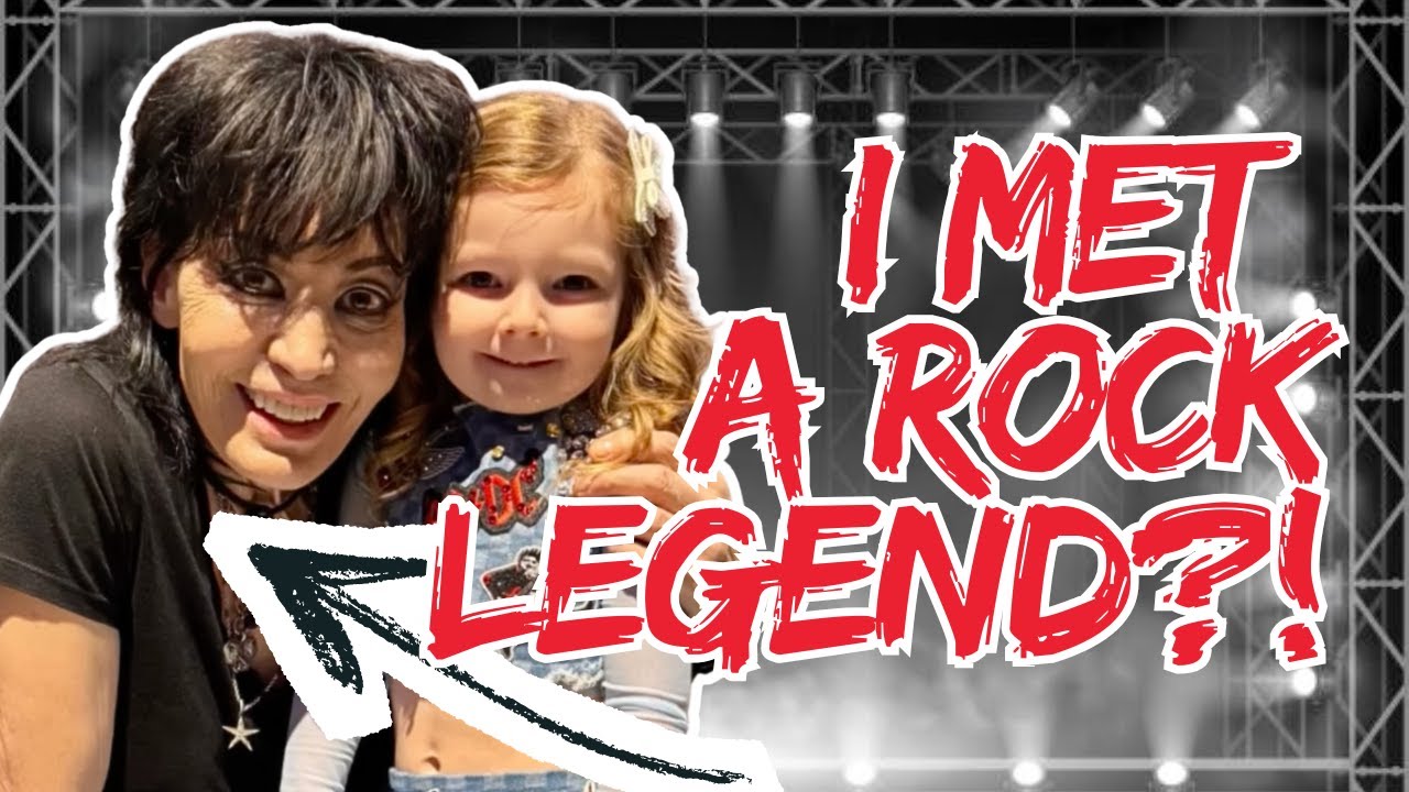4-Year-Old Angelica Went Backstage… and Met a Rock Legend 🎸🤯