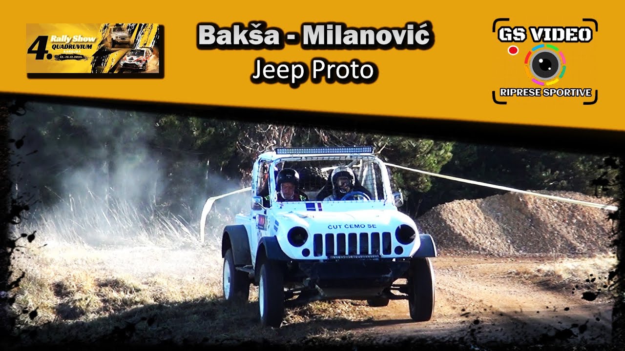 4. Rally Show Quadruvium 2025 | Dražen Bakša - Marko Milanović | Jeep Proto