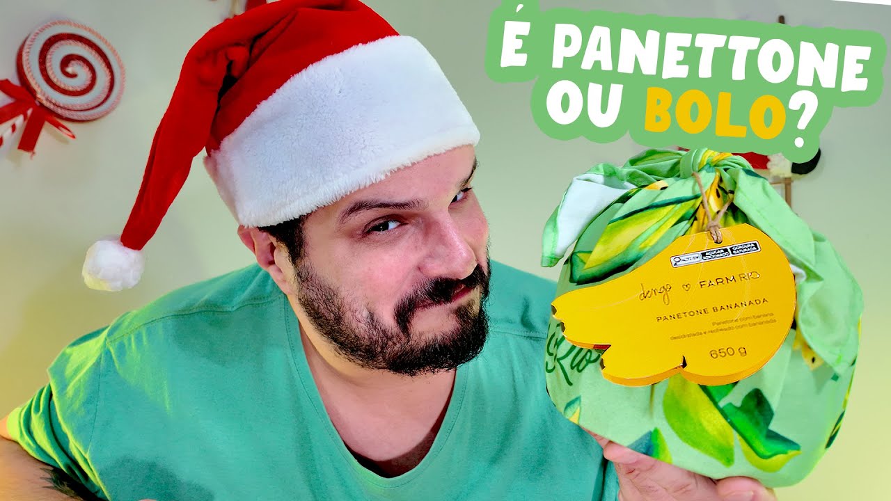 PROVANDO o PANETTONE DE BANANADA da DENGO e da FARM - É PANETTONE MESMO?