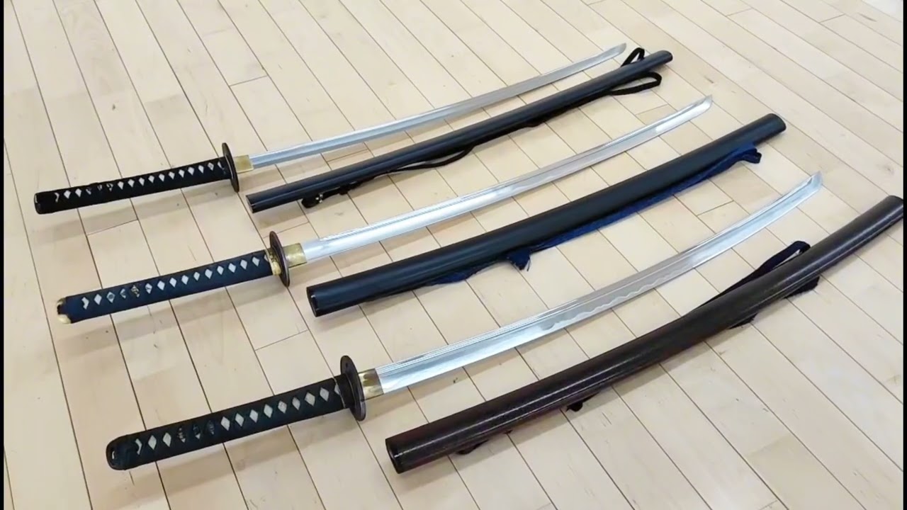 凱業、濃州堂、章氏居合刀比對