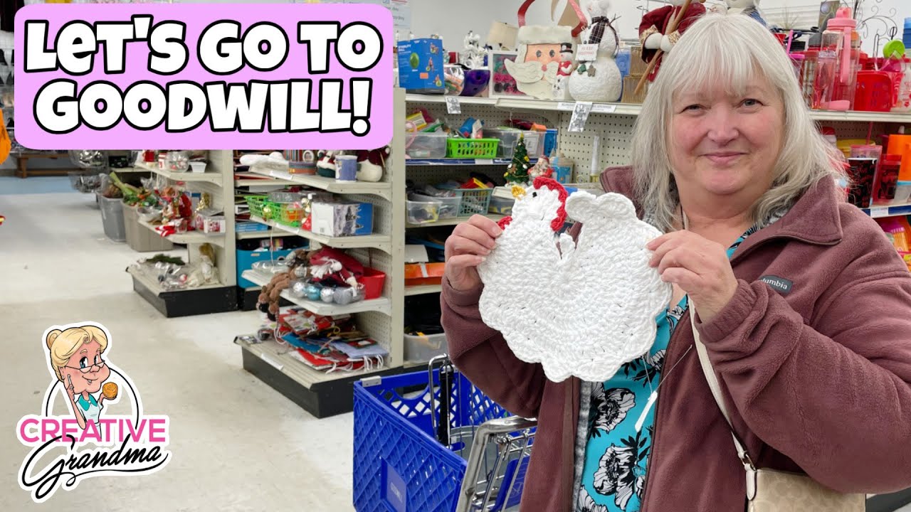 Let's go to the Goodwill Store!  Look what we found!