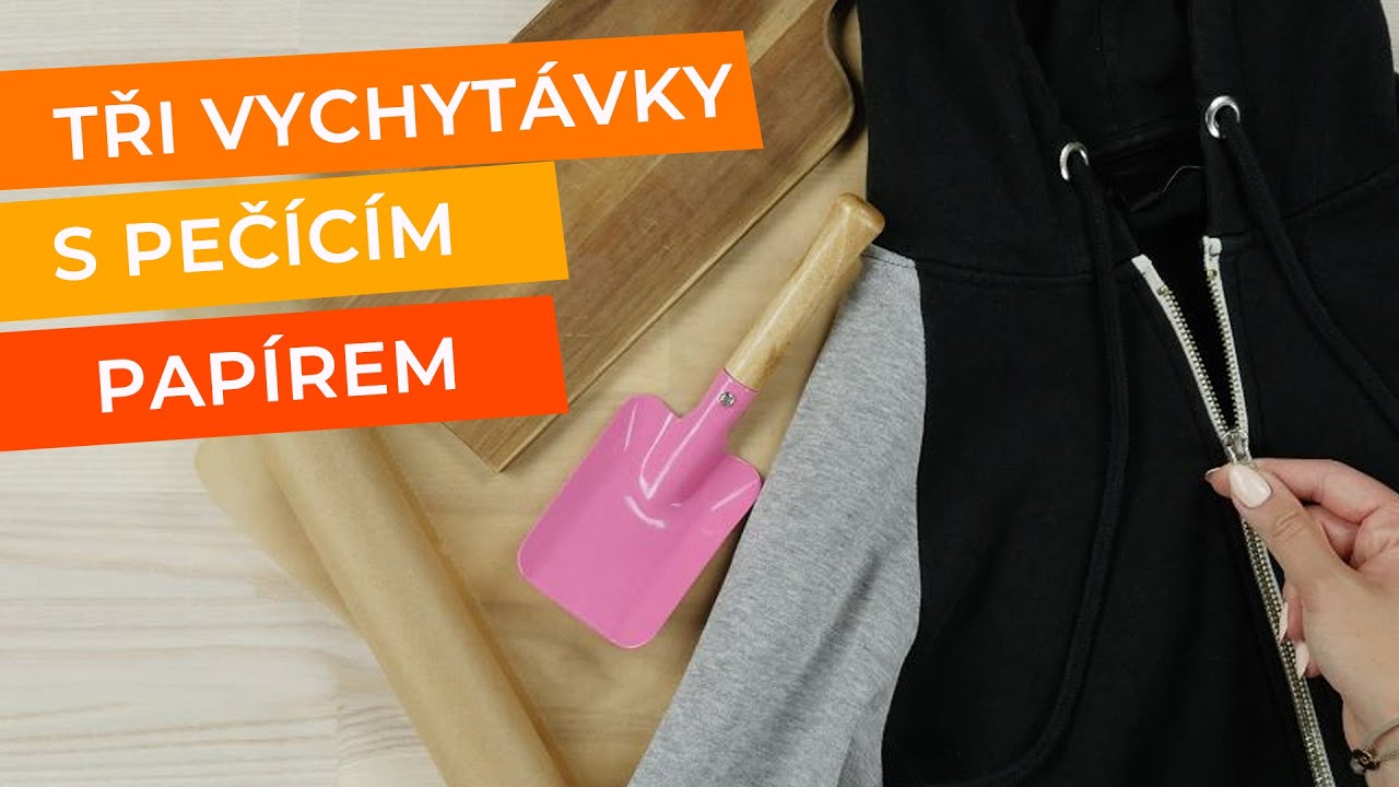 Tři vychyt&aacute;vky s peč&iacute;c&iacute;m pap&iacute;rem