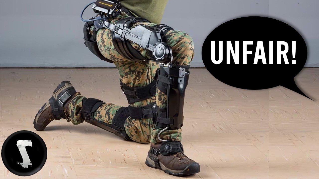 Я купил экзоскелет, роботизированные ноги, чтобы победить всех в страйкболе