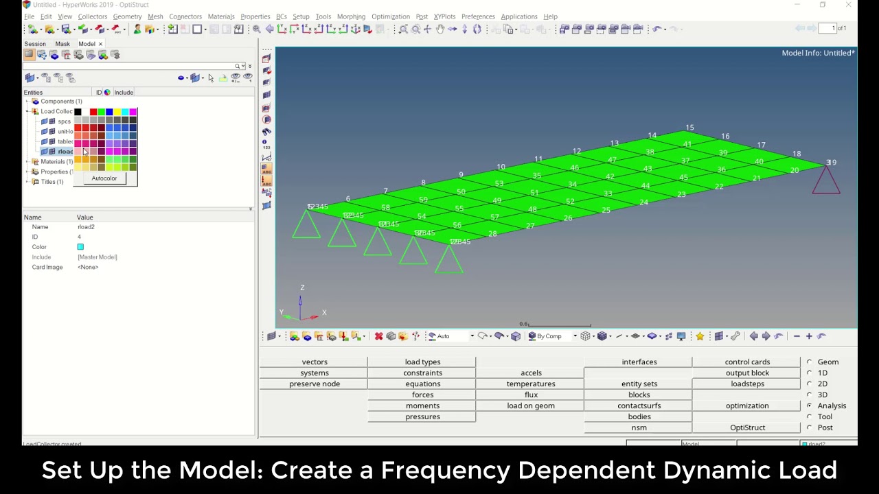 Direct Frequency Response Analysis in Altair OptiStruct