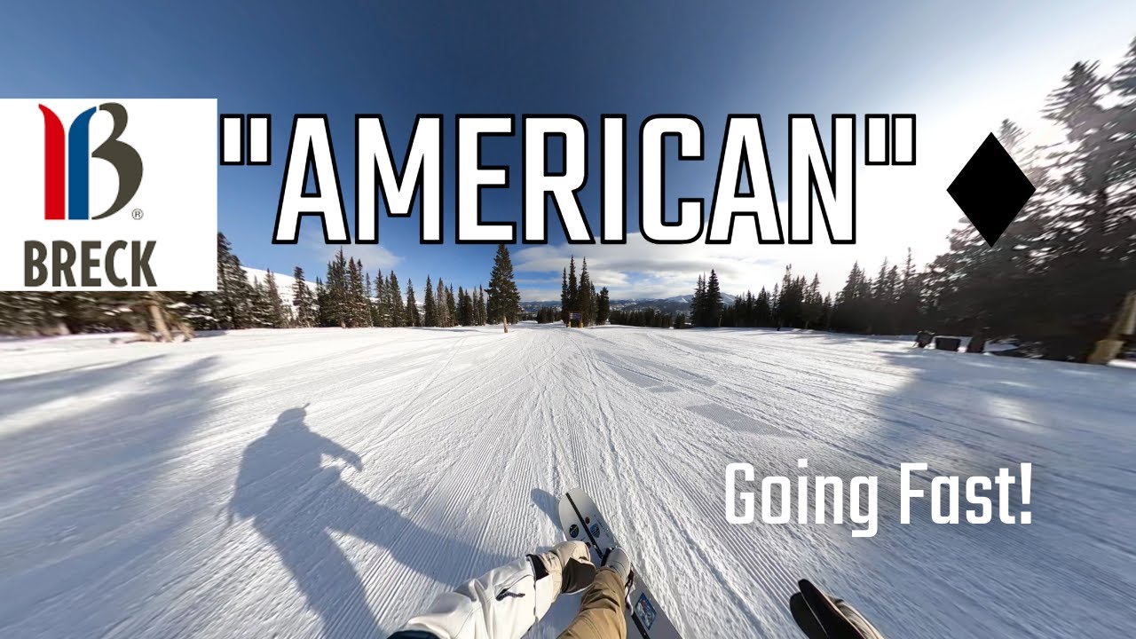 Breckenridge Colorado - Bombing it down Peak 9 