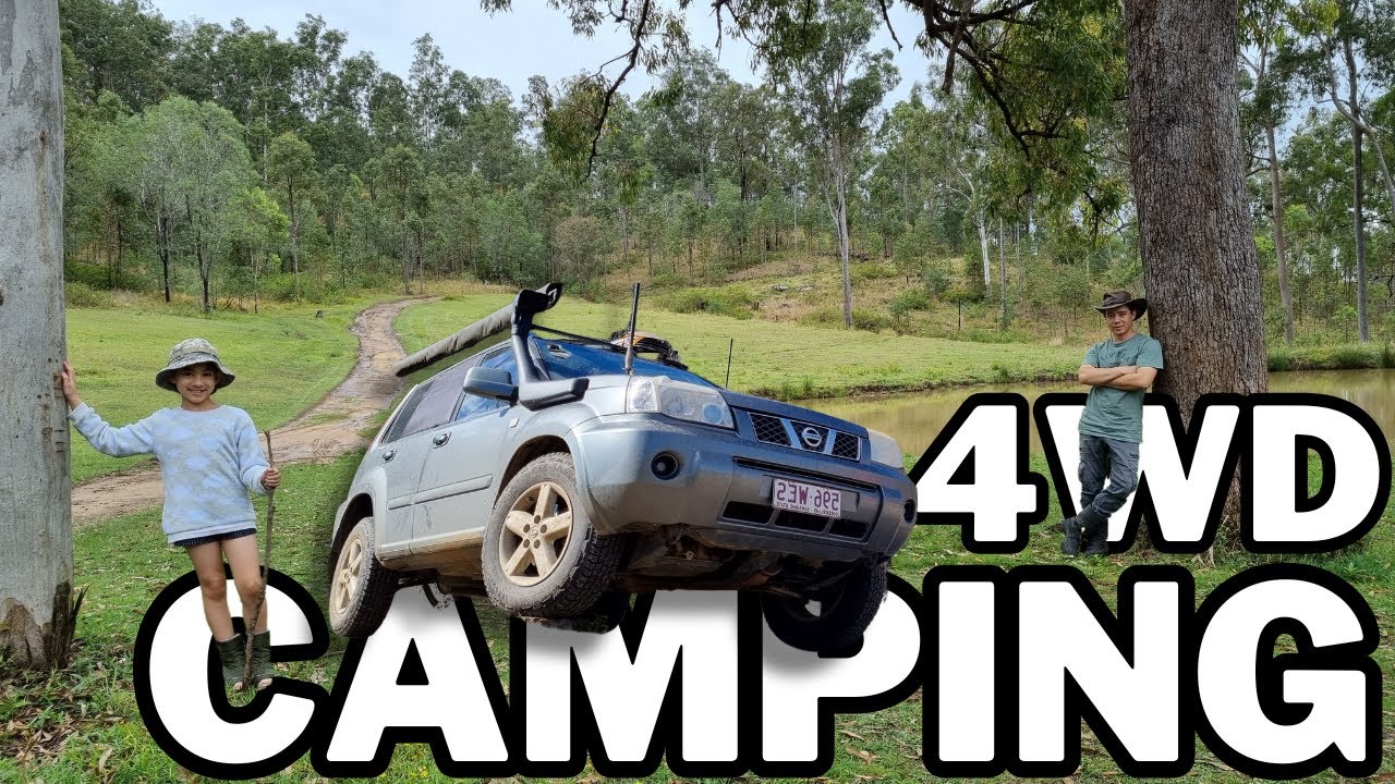 4wd Camping with my youngest child, Nissan X-trail off-road - Trip videos