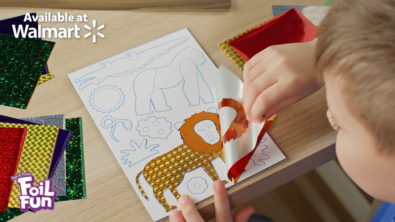 Foil Fun: No Mess, Just Sparkly Magic! Now at Walmart