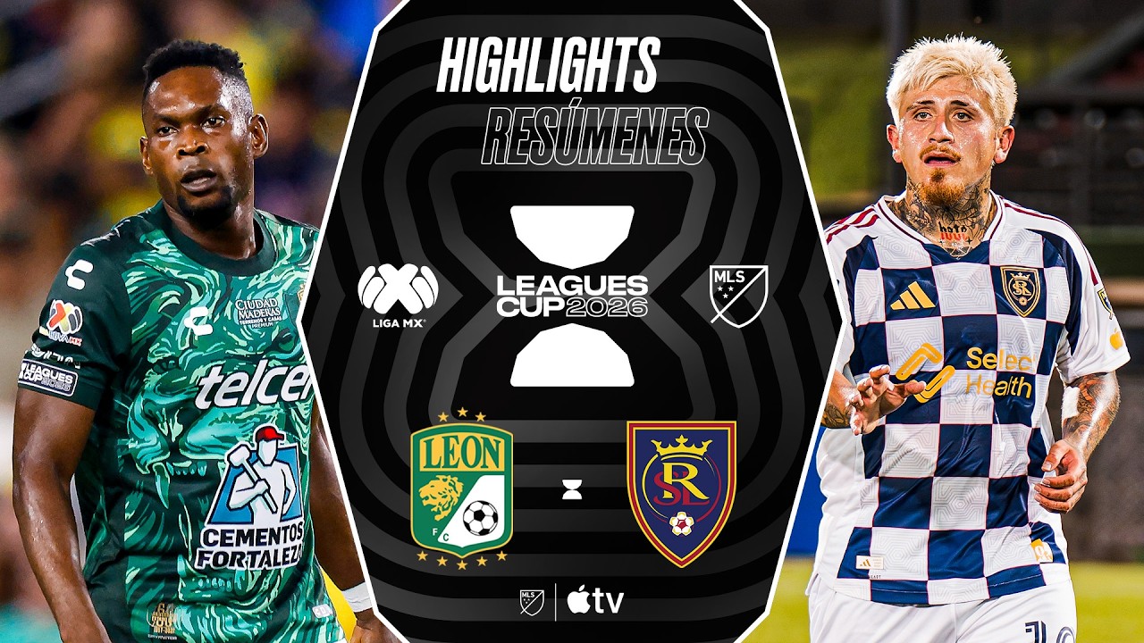 Club Le&oacute;n vs. Real Salt Lake | Leagues Cup | Full Match Highlights
