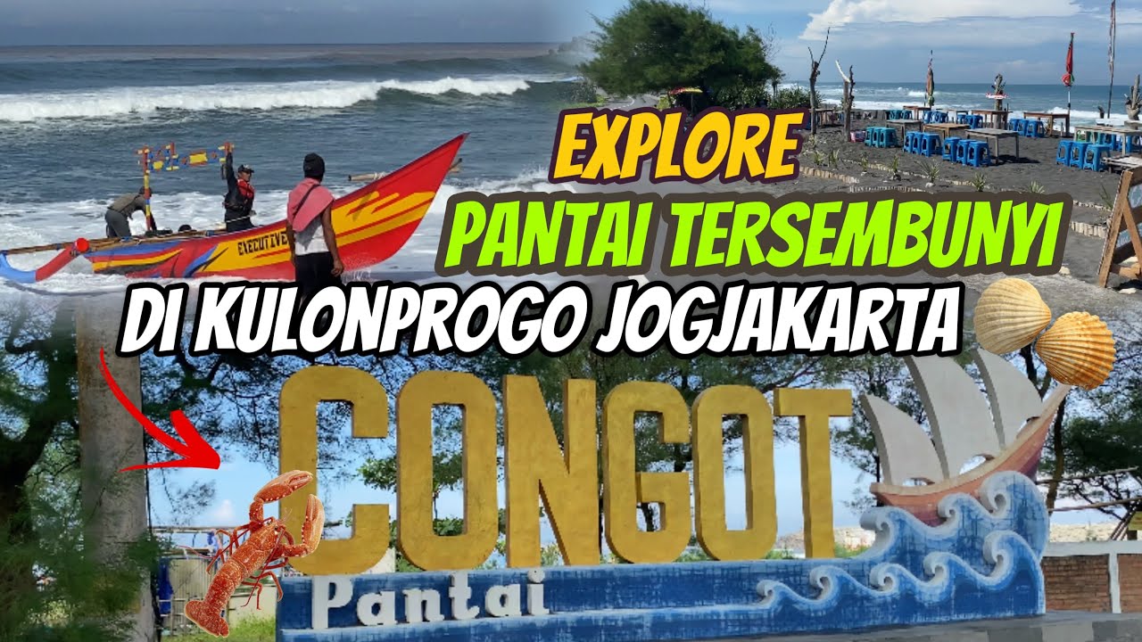 WISATA PANTAI TERSEMBUNYI DI KULONPROGO JOGJAKARTA | PANTAI CONGOT