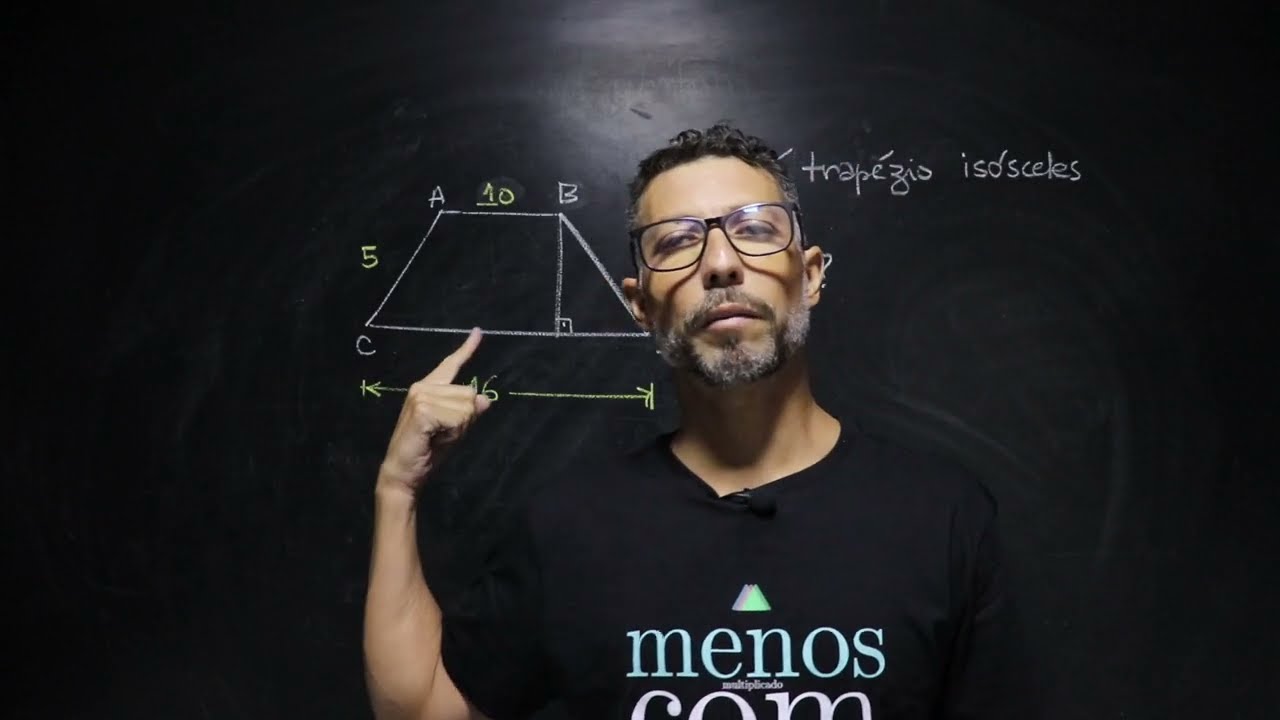 Área, trapézio, Teorema de Pitágoras e tudo o mais nessa questão que caiu na EEAr 2025/1