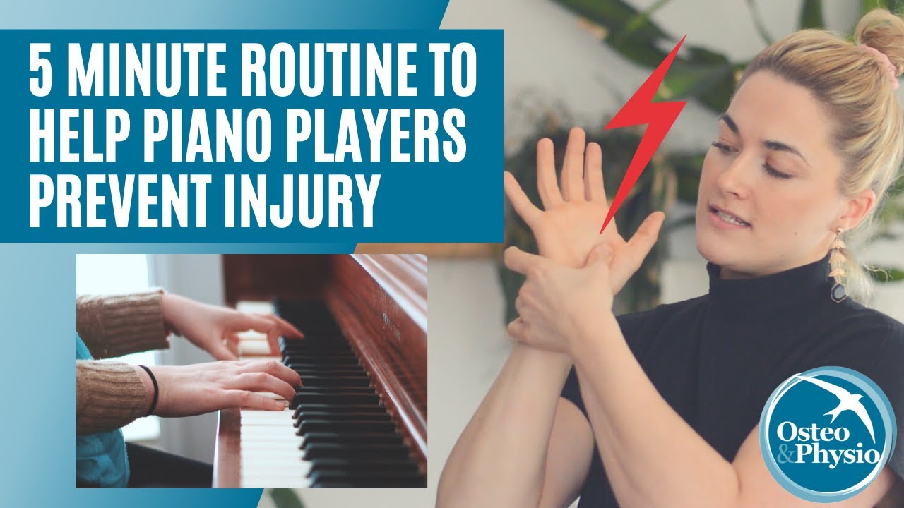 Our 5 minute routine to help PIANO PLAYERS prevent injury!