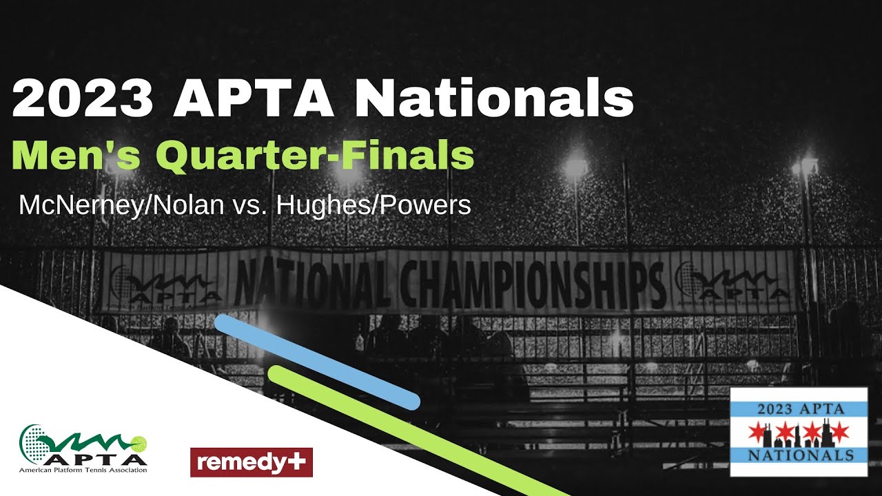 2023 APTA Nationals - Men's Quarter-Finals (main court)