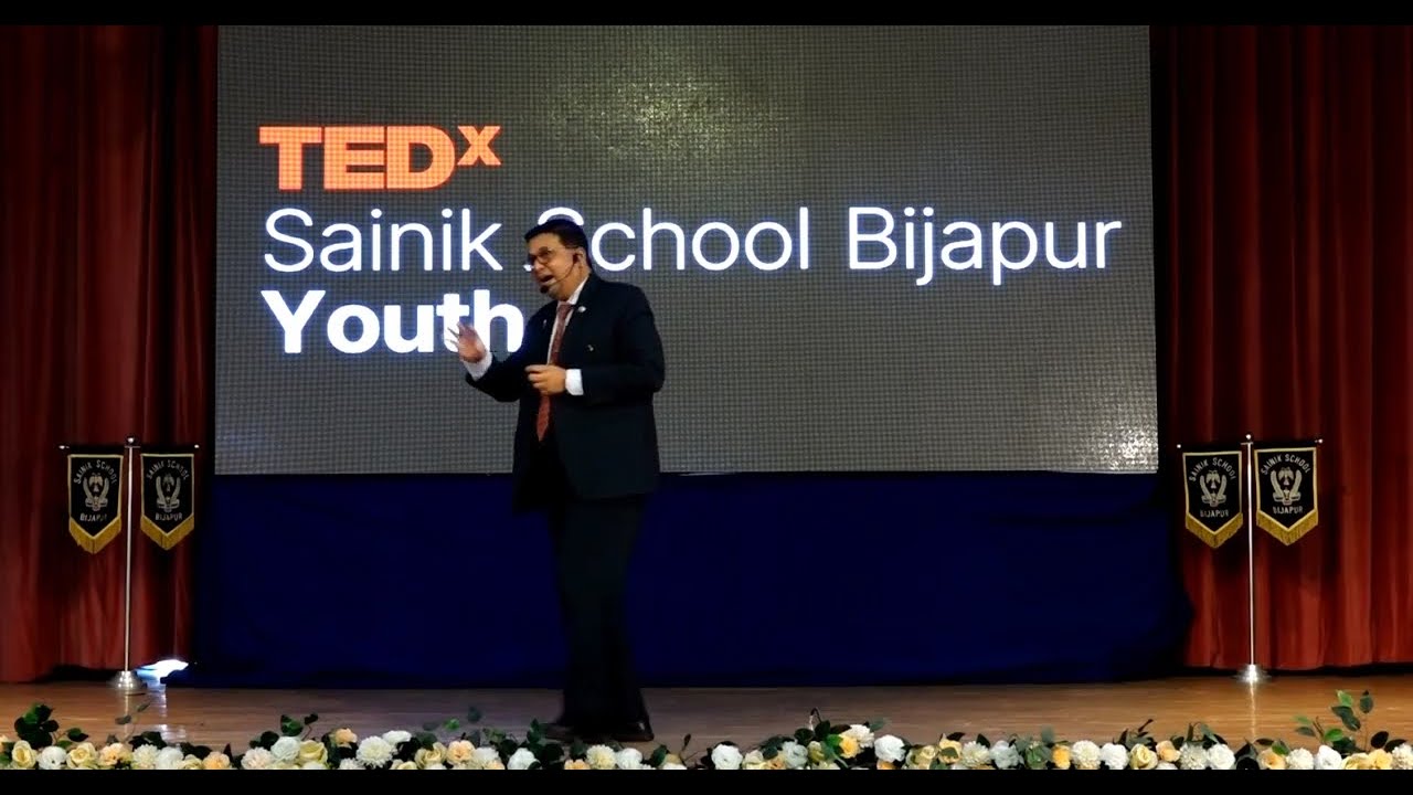 Career in Indian Navy | Cmde Srikant B Kesnur VSM (Retd) | TEDxSainik School Bijapur Youth