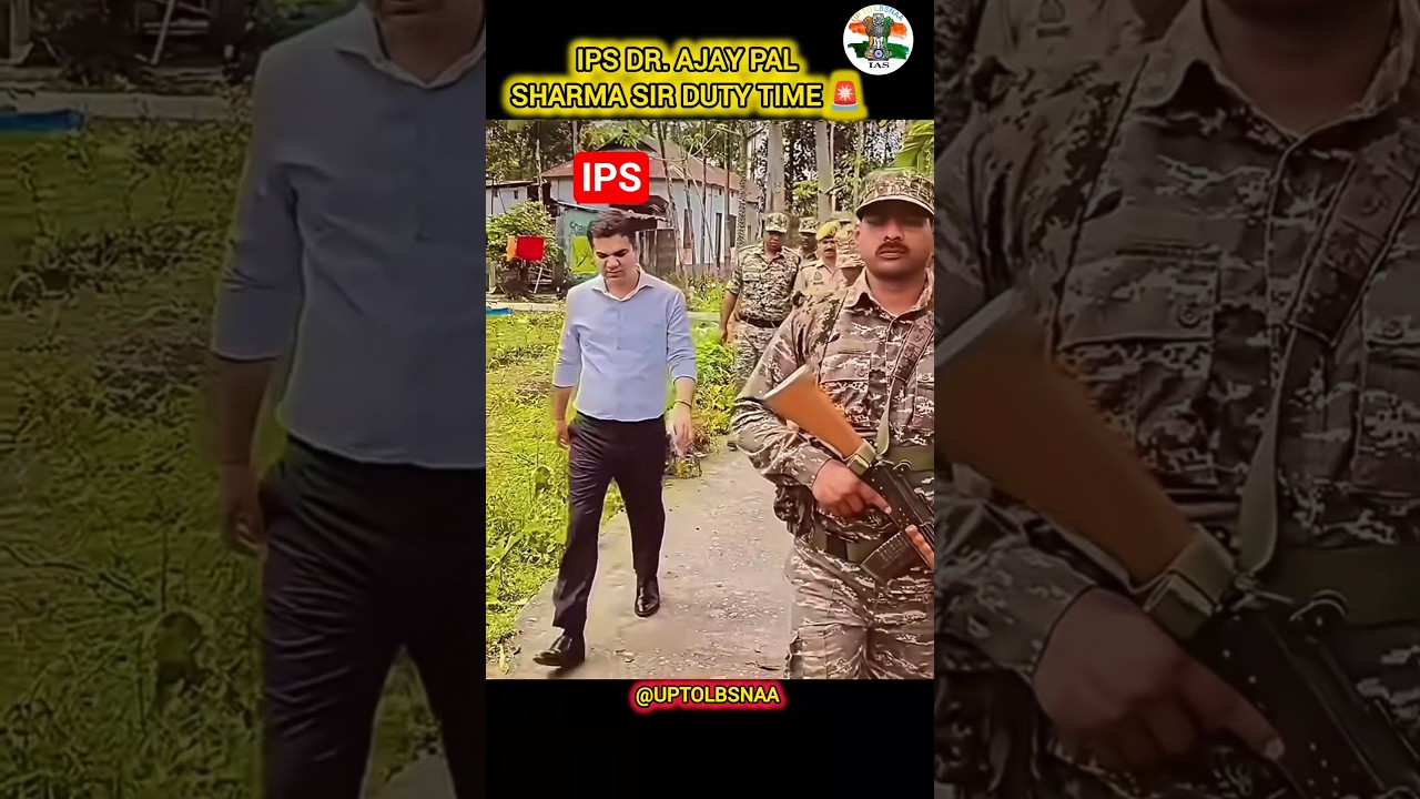 DIG IPS DR. AJAY PAL SHARMA SIR DUTY TIME ❣️ UPSC CSE MOTIVATION ❣️ #upsc #ips #duty #cse #dig