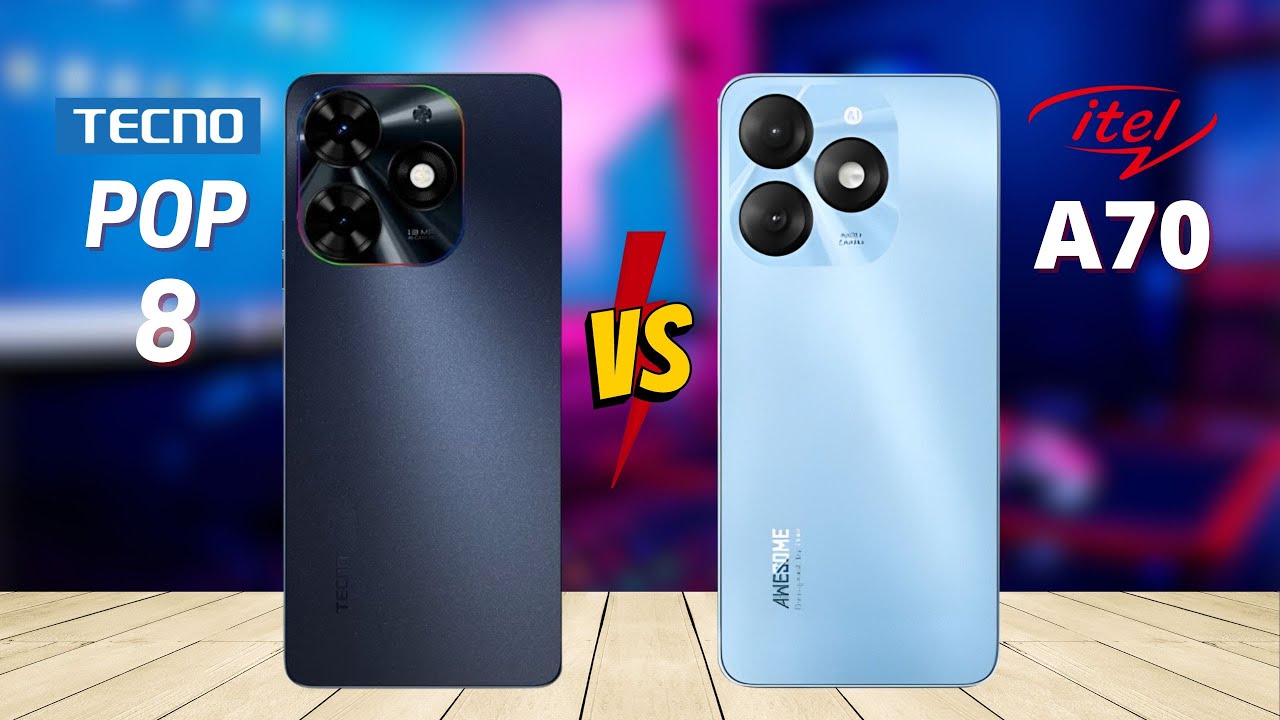 Tecno Pop 8 vs Itel A70