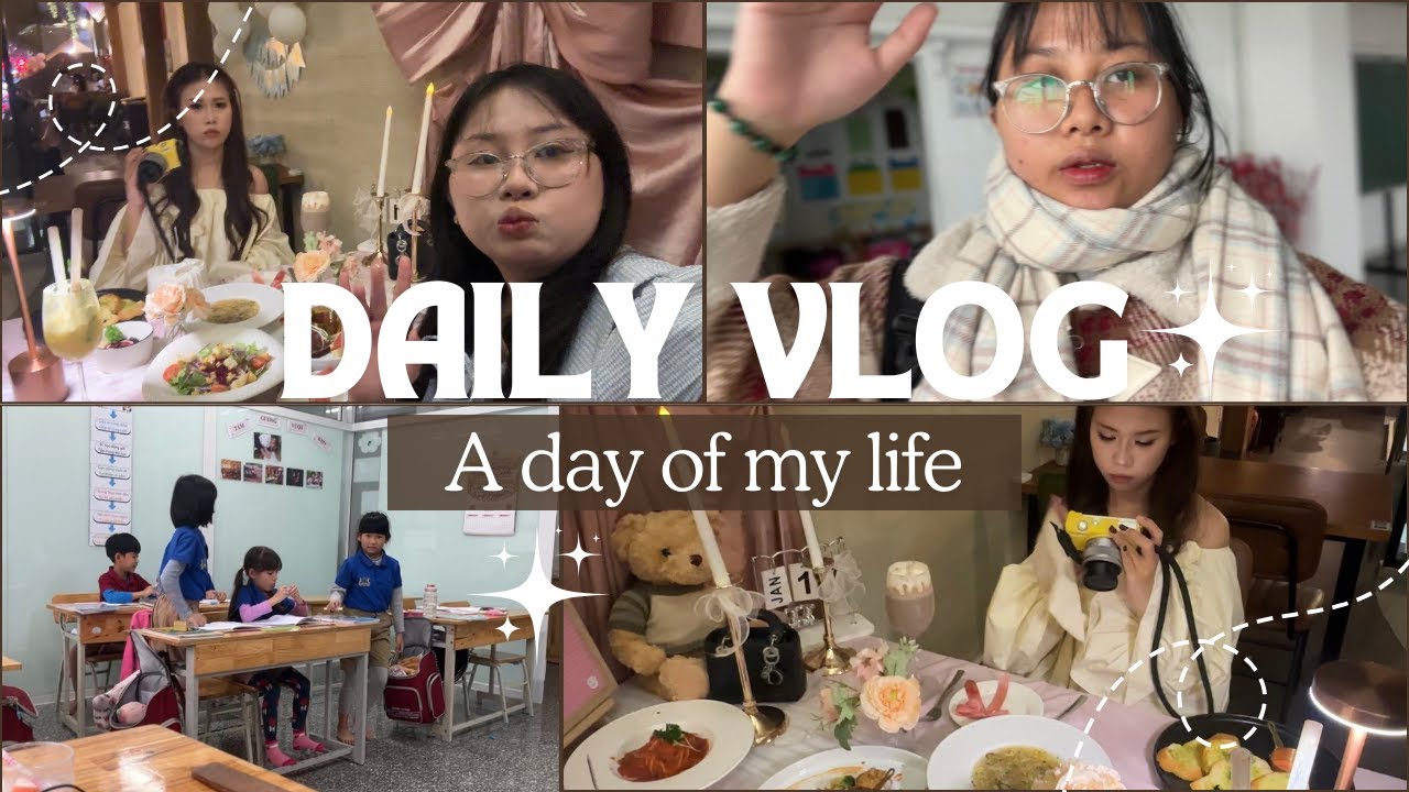 Daily Vlog | Cuộc sống mình dạo này, đi làm, ăn uống, đi chụp ảnh sinh nhật,..💖❤️💕(●'◡'●)