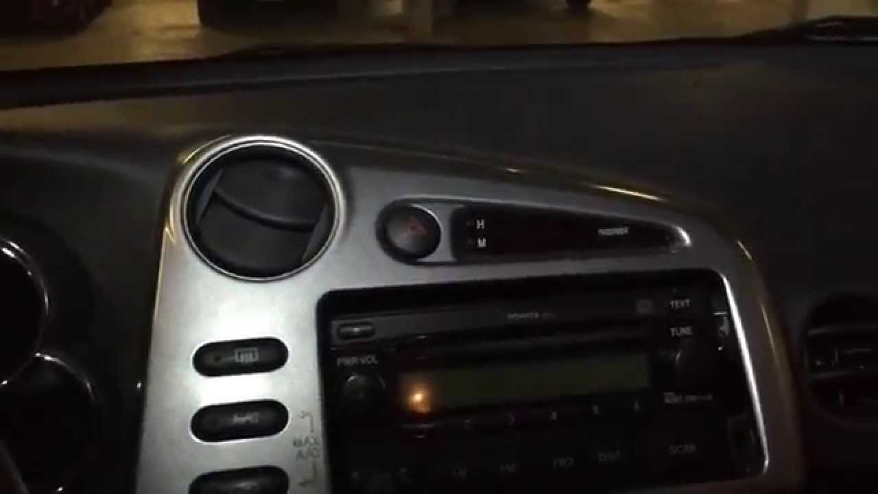 How to fix a dim Toyota Clock
