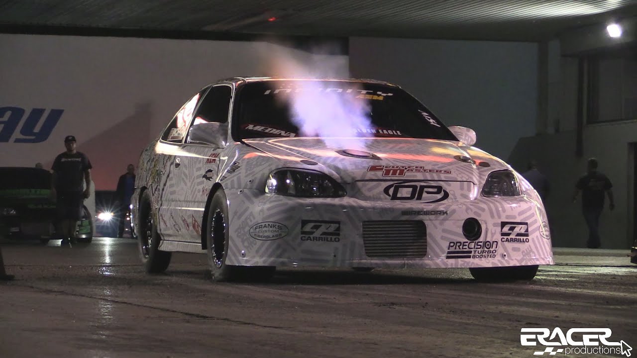Eat Sleep Race 1000hp Sport FWD Civic 8.65 and 8.68 @ 176mph | DP Raceparts | ERacer
