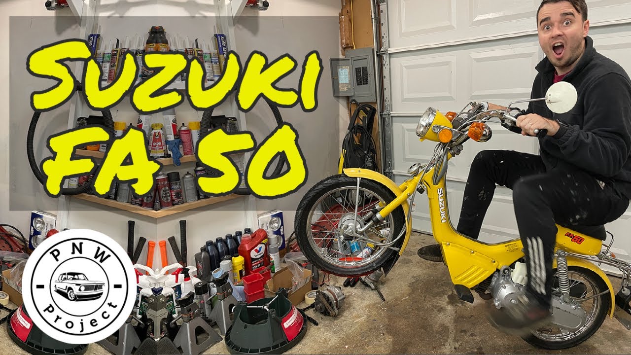 1982 Suzuki Fa50 Restoration in 10 Min