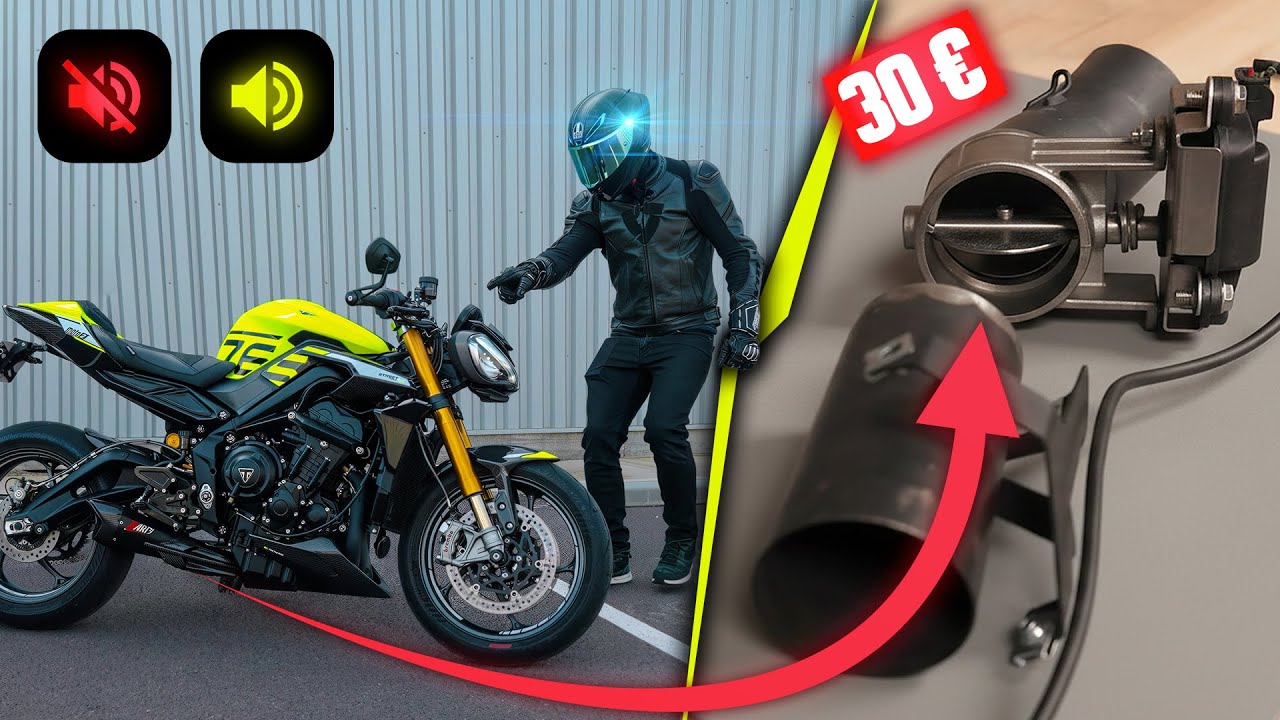 Installer une VALVE D'&Eacute;CHAPPEMENT sur sa MOTO (r&eacute;duction du bruit)